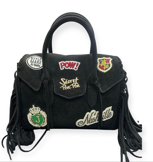 LAYA SUEDE SMALL - BORSA - SECRET PON PON